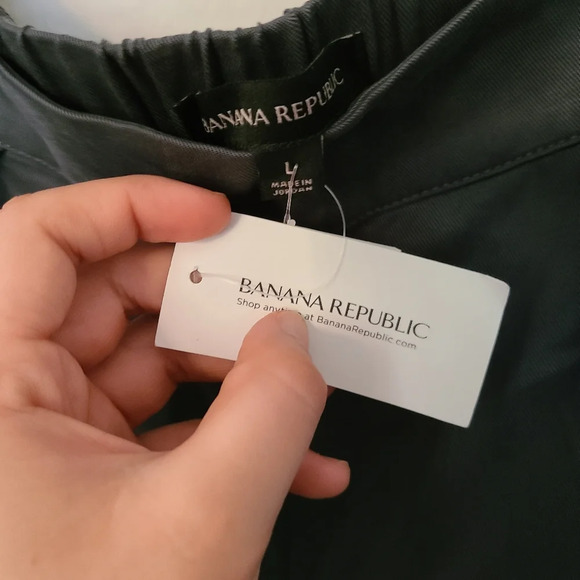 Banana Republic Women's High Rise Wide Leg Pants Tencil Pull On Comfort Large - Picture 9 of 9